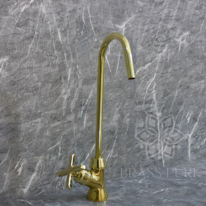 Unlacquered Brass Cold Water