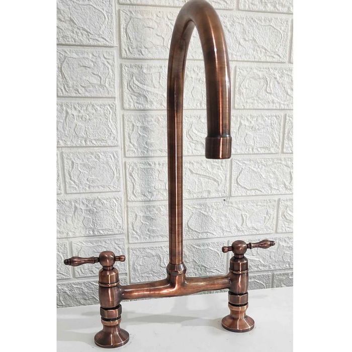 Moroccan Copper Bridge Faucet  Kitchen Faucets