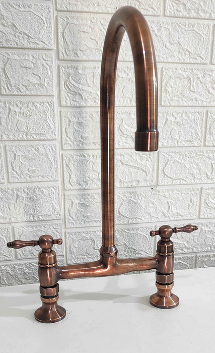 Moroccan Copper Bridge Faucet  Kitchen Faucets