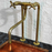 Antique Brass Kitchen Faucet With Long Legs