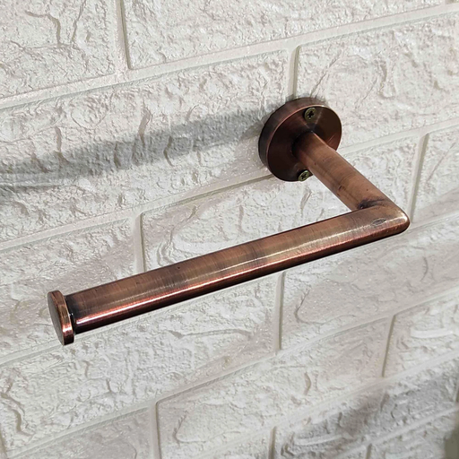 Bathroom Toilet Paper Holder Brushed Copper