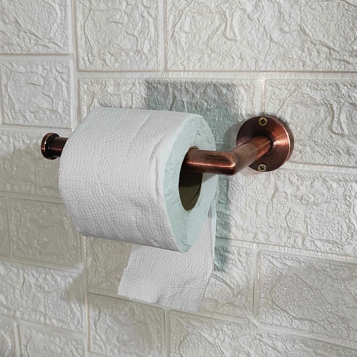 Bathroom Toilet Paper Holder Brushed Copper