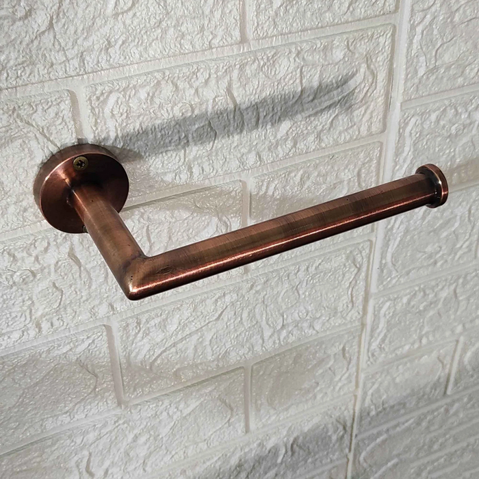 Bathroom Toilet Paper Holder Brushed Copper