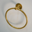 Brass Bathroom Ring Towel Rack