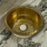 Hammered Brass Round Sink