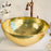 Hammered Brass Round Sink