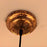 Hammered Solid Copper Pendant Light