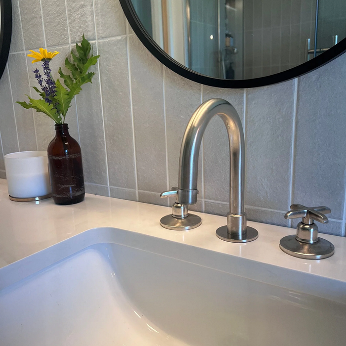 Matte Nickel Bathroom Sink Faucet