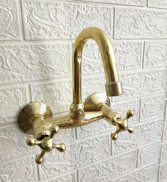 Short Reach Wall Mounted Kitchen Faucet