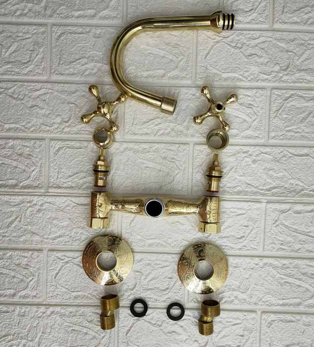 Short Reach Wall Mounted Kitchen Faucet