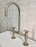 Solid Brass Bridge Faucet Nickel Matte Finish