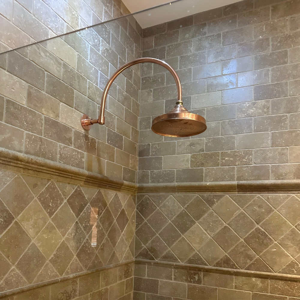 Solid Copper Dome Showerhead