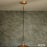 Solid Copper Pendant Light - Hammered Copper Pendant ligh