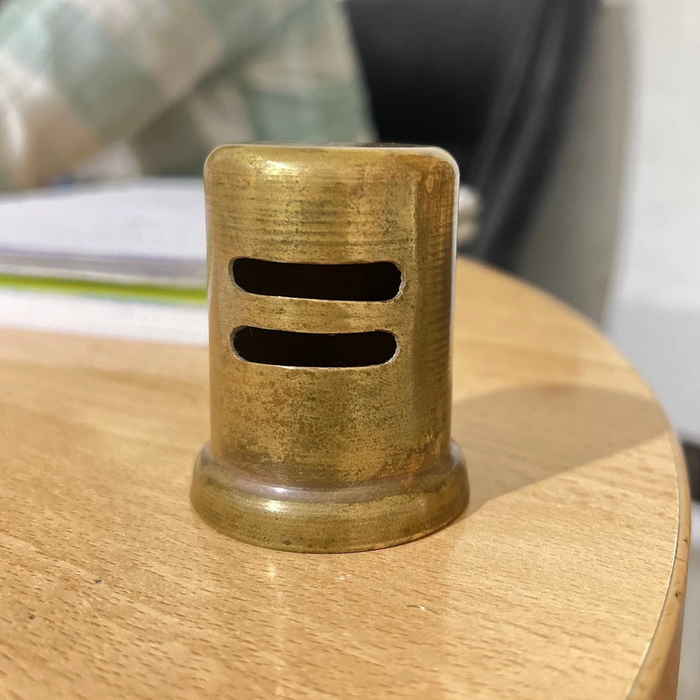 Unlacquered Brass Air Gap Cover