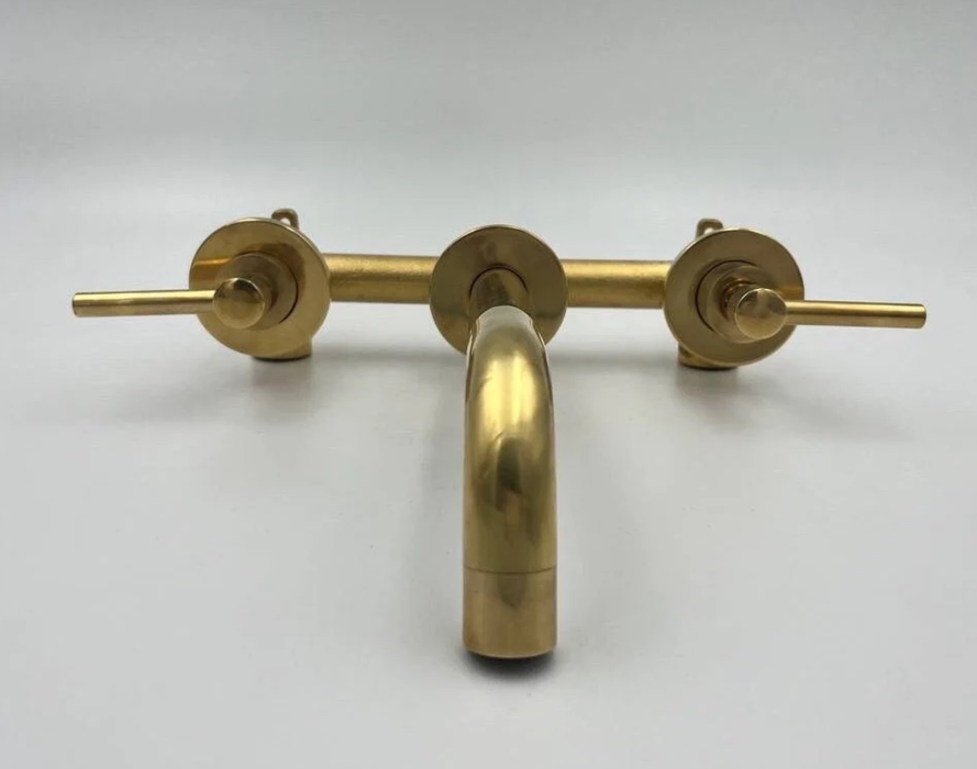 Unlacquered Brass Bathroom Faucet