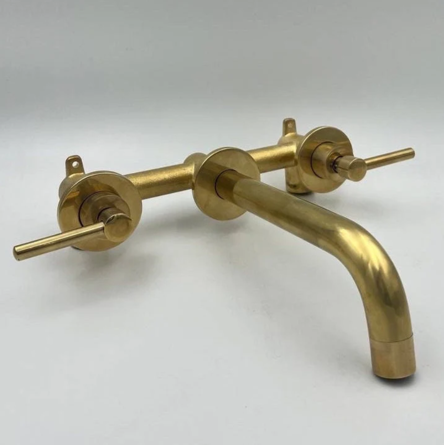 Unlacquered Brass Bathroom Faucet