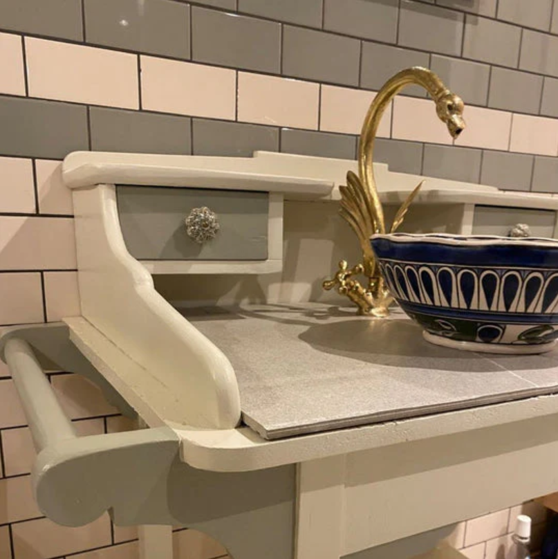 Unlacquered Brass Bathroom Faucet