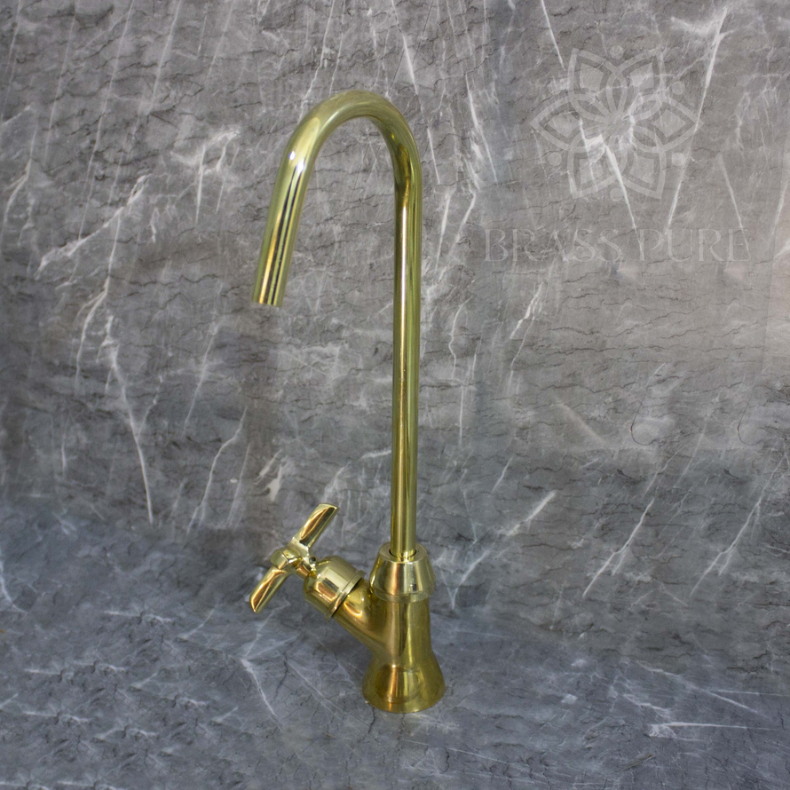 Unlacquered Brass Cold Water