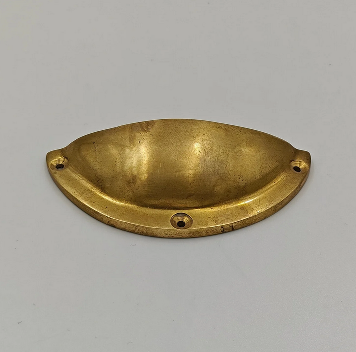 Unlacquered Brass Cup Pulls