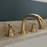 Unlacquered Brass Deck Mounted Sink Faucet