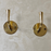 Unlacquered Brass Handmade Coat Rack