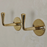 Unlacquered Brass Handmade Coat Rack