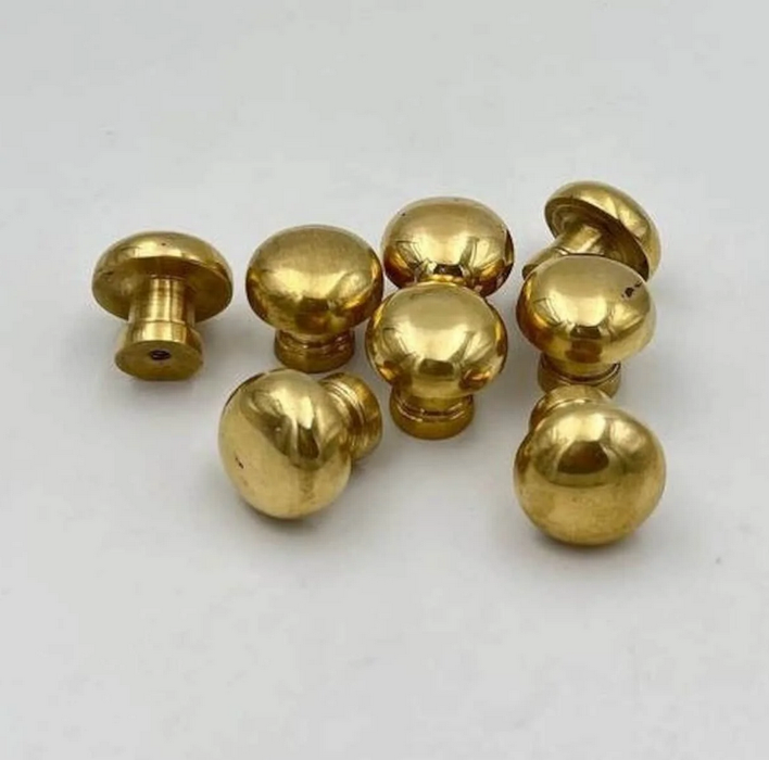 Unlacquered Brass Knobs