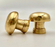 Unlacquered Brass Knobs