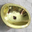 Unlacquered Brass Oval Sink 18"