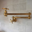 Unlacquered Brass Pot Filler