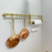 Unlacquered Brass Pot Rack With Tissue Holder