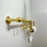 Unlacquered Brass Pot Rack With Tissue Holder