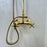 Unlacquered Brass Rain Shower