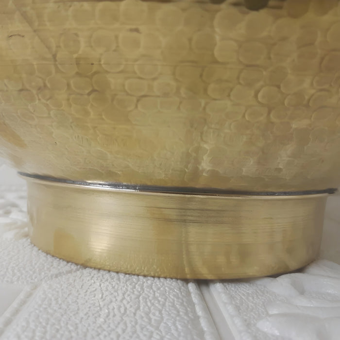 Unlacquered Brass Round Vessel Sink