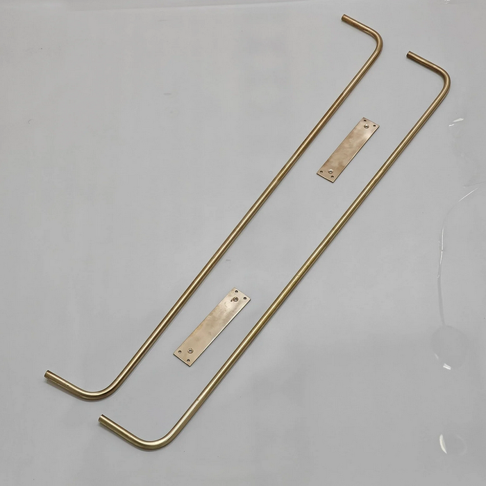 Unlacquered Brass Towel Rack