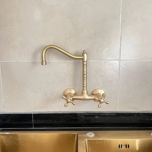 Vintage Wall Mounted Kitchen Faucet